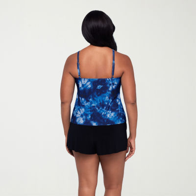 Trimshaper Womens Americana Swim Romper