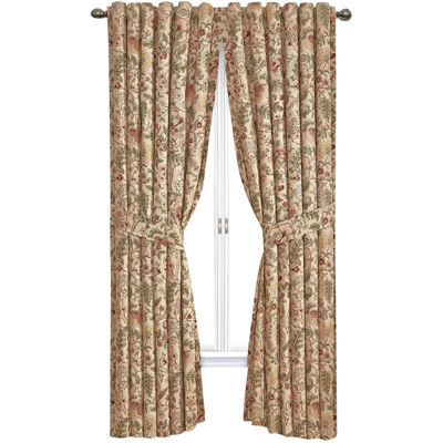 Waverly Imperial Dress Light-Filtering Rod Pocket Single Curtain Panel