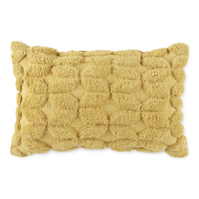 Home Expressions Tufted Woven Geo Lumbar Pillow