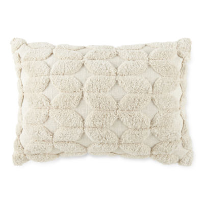Home Expressions Tufted Woven Geo Lumbar Pillows