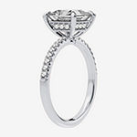 Signature By Modern Bride Womens 1 3/4 CT. T.W. Lab Grown White Diamond 14K White Gold Engagement Ring