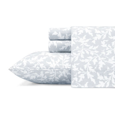 Laura Ashley 100% Cotton Brushed Flannel Sheet Set