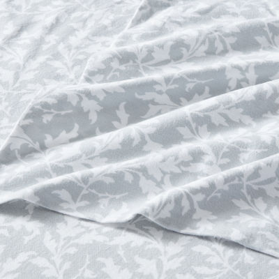 Laura Ashley 100% Cotton Brushed Flannel Sheet Set