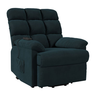 ProLounger Xeta Biscuit Tufted Power Recline and Lift Chair in Stain-Resistant Microfiber