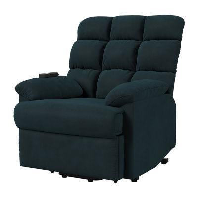 ProLounger Xeta Biscuit Tufted Power Recline and Lift Chair in Stain-Resistant Microfiber