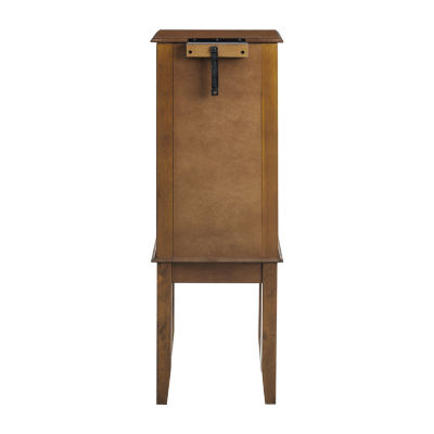 Powell Company Marlette Walnut Jewelry Armoire