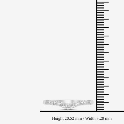 (I / Si2) 1/3 CT. T.W. Lab Grown White Diamond 10K Gold Round Band