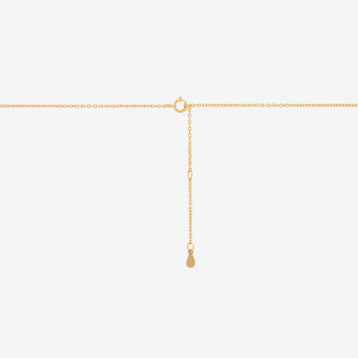 Womens 14K Gold Over Silver Pendant Necklace