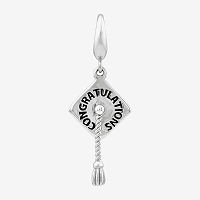 Womens Sterling Silver Pendant, One Size, Nocolor