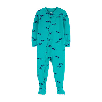 Carter's Purelysoft  Baby Boys Footed Long Sleeve One Piece Pajama