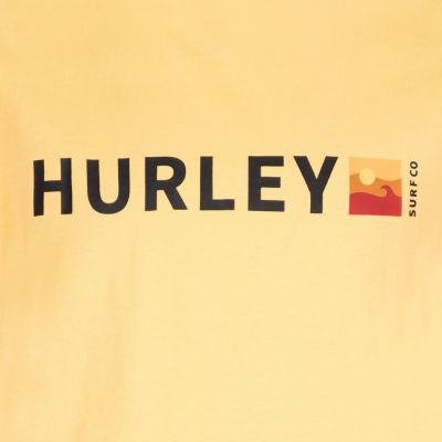 Hurley Big Boys Crew Neck Short Sleeve Graphic T-Shirt