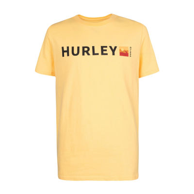 Hurley Big Boys Crew Neck Short Sleeve Graphic T-Shirt