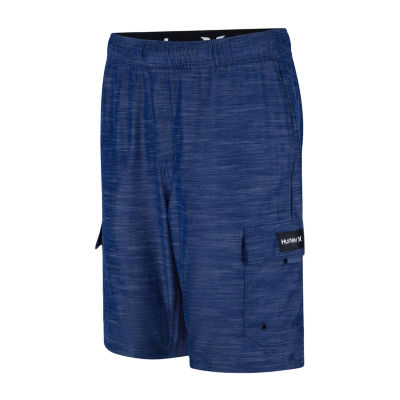 Hurley Big Boys Stretch Fabric Pull-On Cargo Hybrid Short