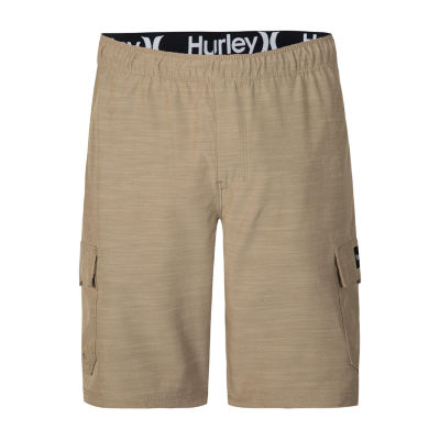 Hurley Pull-On Cargo Big Kid Boys Stretch Fabric Hybrid Short