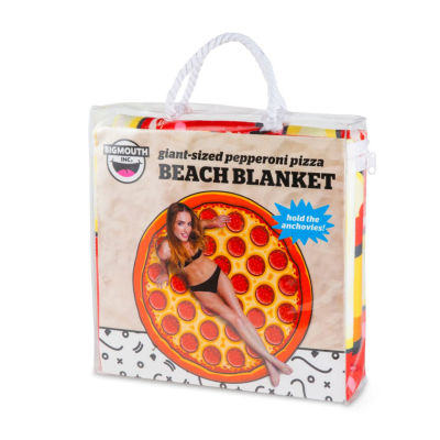 Gigantic Pizza Beach Blanket