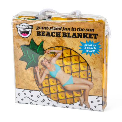 Big Mouth Pineapple Beach Blanket