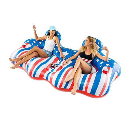 Big Mouth Americana River Tube Two-Seater, One Size, Multiple Colors