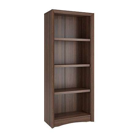 Quadra 59 Tall Adjustable Bookshelf, One Size, Brown