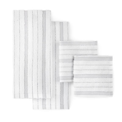 Cooks 6-pc. Kitchen Towels + Dish Cloths and Oven Mitt Multi Set