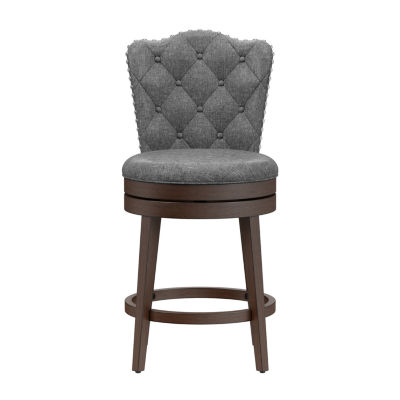 Edenwood Counter Height Swivel Bar Stool, Color Chocolate JCPenney