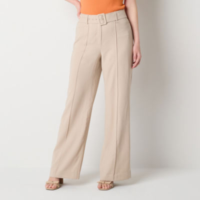 Worthington Womens High Rise Flare Palazzo Pant