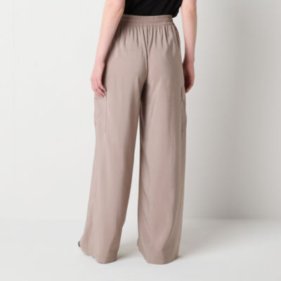 Stylus Womens Wide Leg Cargo Pant