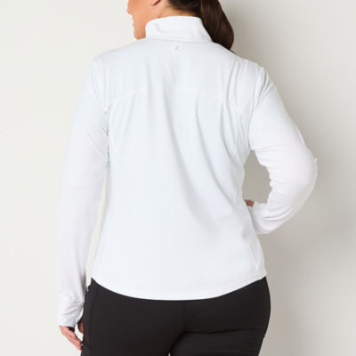 Xersion EverUltra-Lite Womens Plus Lightweight Softshell Jacket