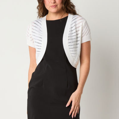 Robbie Bee Womens Short Sleeve Shrug JCPenney
