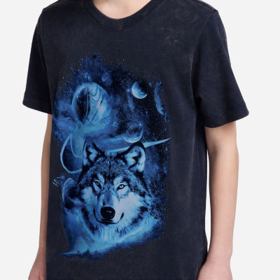 Nike Club Big Kid Unisex Crew Neck Short Sleeve Classic Fit Graphic T-Shirt