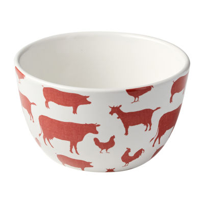 Certified International Vintage Farm 4-pc. Ceramic Ice Cream Bowl