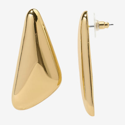 Bold Elements Gold Tone Womens Drop Earrings