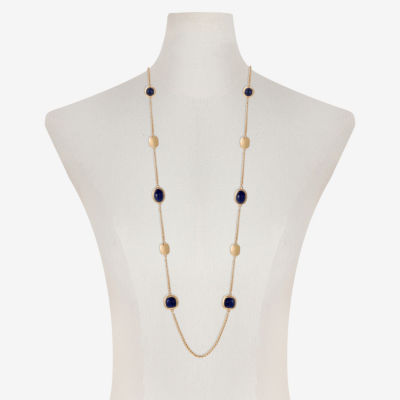Monet Jewelry Gold Tone Womens 36 Inch Strand Necklace