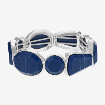 Liz Claiborne Multi Shape Womens Oval Stretch Bracelet