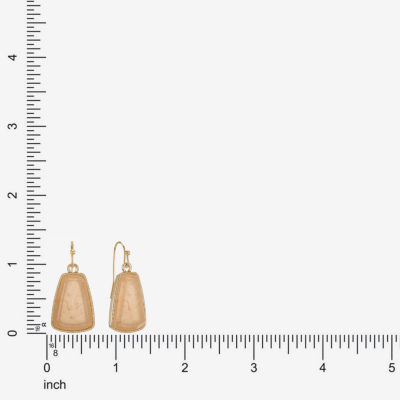 Liz Claiborne Hexagon Womens Drop Earrings