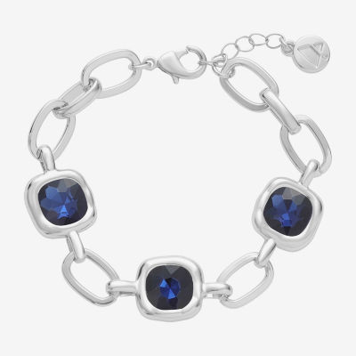 Liz Claiborne Womens Glass Square Strand Bracelets
