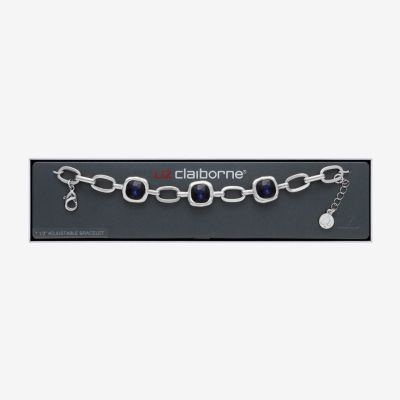 Liz Claiborne Womens Glass Square Strand Bracelets