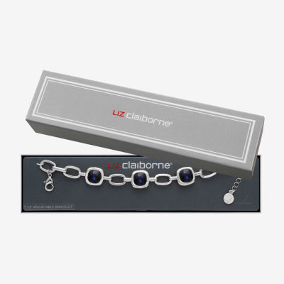 Liz Claiborne Womens Glass Square Strand Bracelets