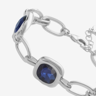 Liz Claiborne Womens Glass Square Strand Bracelets