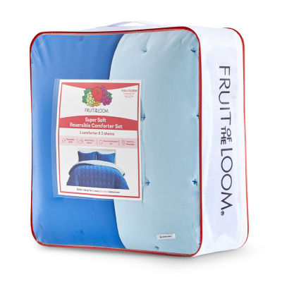 Fruit of the Loom Super Soft Reversible Comforter Set
