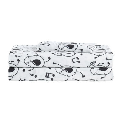Fruit of the Loom Brushed Microfiber Printed Sheet Set