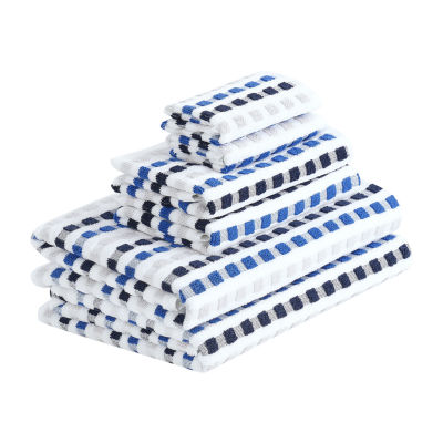 Fruit of the Loom Cool Check 6-pc. Bath Towel Set