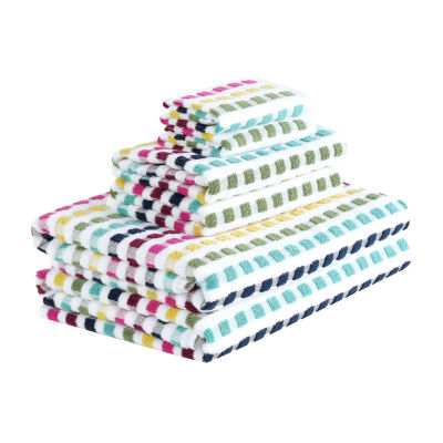 Fruit of the Loom Multi Check 6-pc. Bath Towel Set
