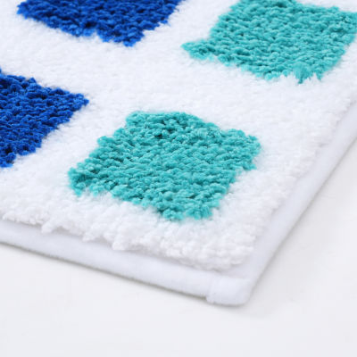 Fruit of the Loom Multi Squares Bath Rug