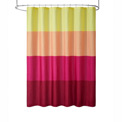 Fruit of the Loom Warm Stripe Shower Curtain