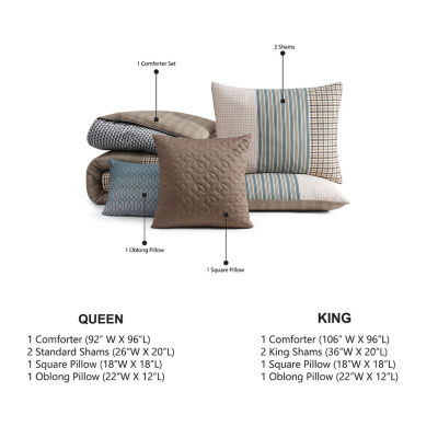 Bebejan Tranquil Patch 5-pc. Reversible Comforter Set