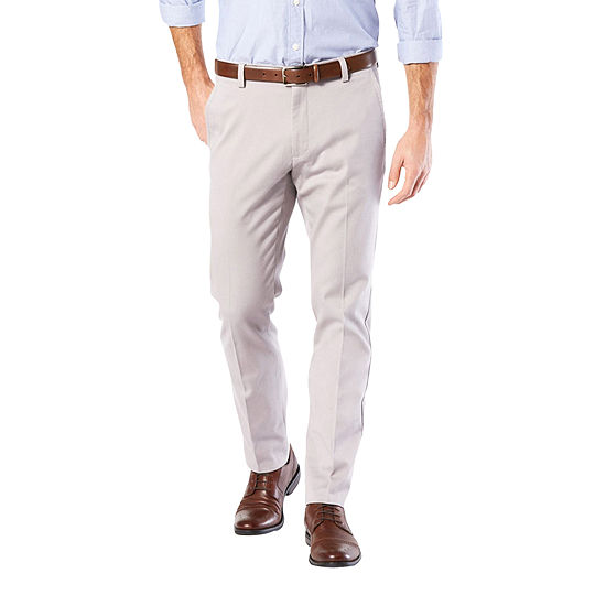 Dockers Easy Khaki With Stretch Mens Slim Fit Flat Front Pant