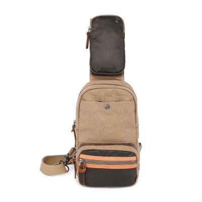 Tsd light coated canvas sling bag hot sale