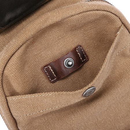 TSD Brand Tapa Sling Bag Backpack, One Size, Brown