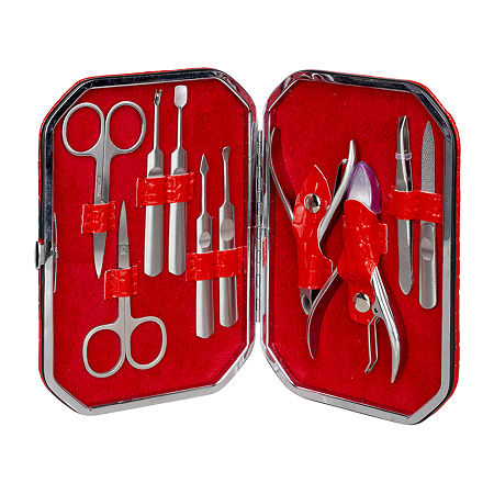 Harry D. Koenig Manicure Kit, One Size, Red