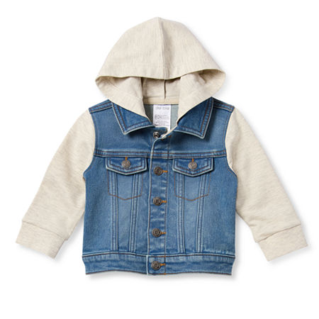 Okie Dokie Baby Unisex Lightweight Shirt Jacket, 9 Months, Pink